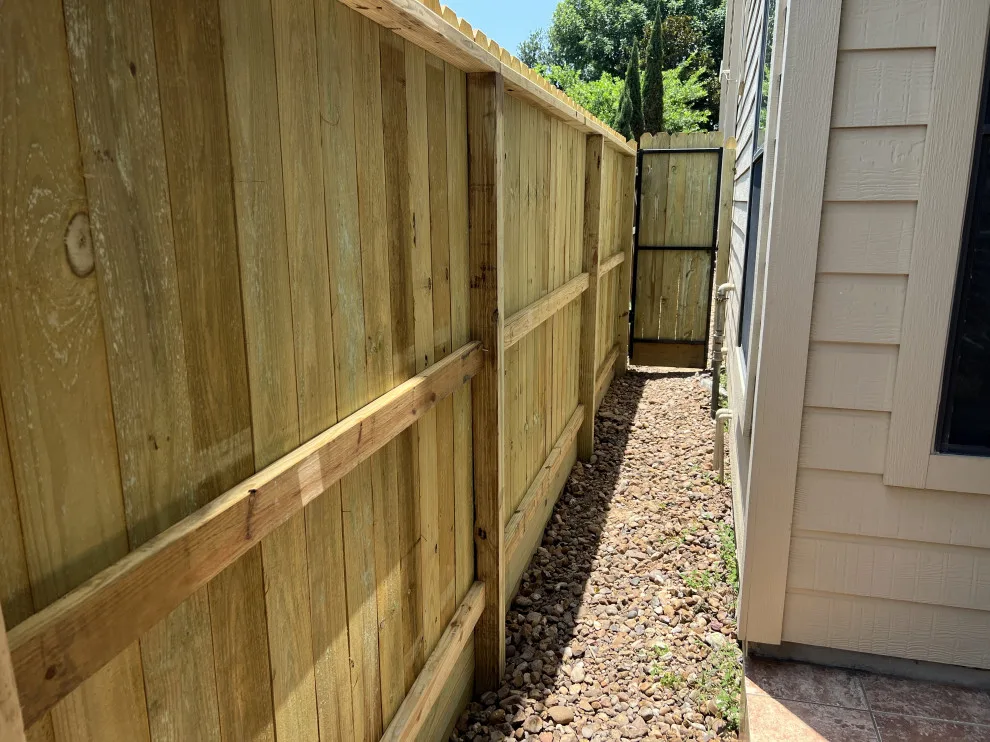 Rot Board Wood Fence by My Garage And Gates - Photo 3