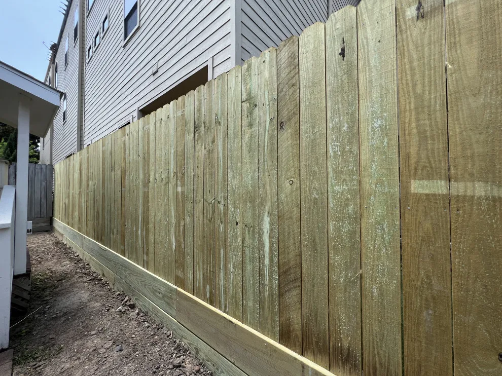 Rot Board Wood Fence by My Garage And Gates - Photo 8