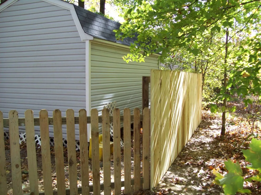 Timber Slats and Semi-Private Fencing by Putnam County Fencing - Photo 18