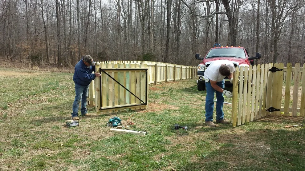 Timber Slats and Semi-Private Fencing by Putnam County Fencing - Photo 4