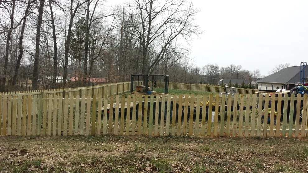 Timber Slats and Semi-Private Fencing by Putnam County Fencing - Photo 9