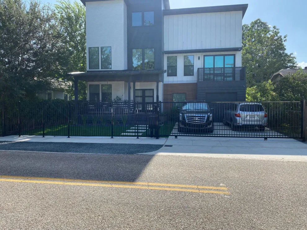 Decorative Iron Fence and Sliding Gate for Driveway by My Garage And Gates - Photo 5