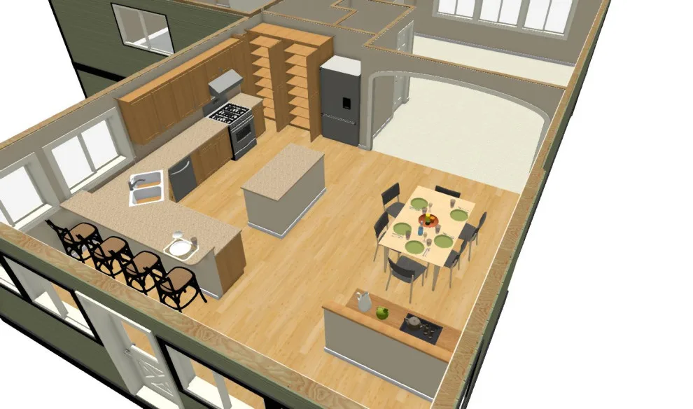 Two-Story Kitchen and Bedroom Addition by J.T. Design - Photo 2