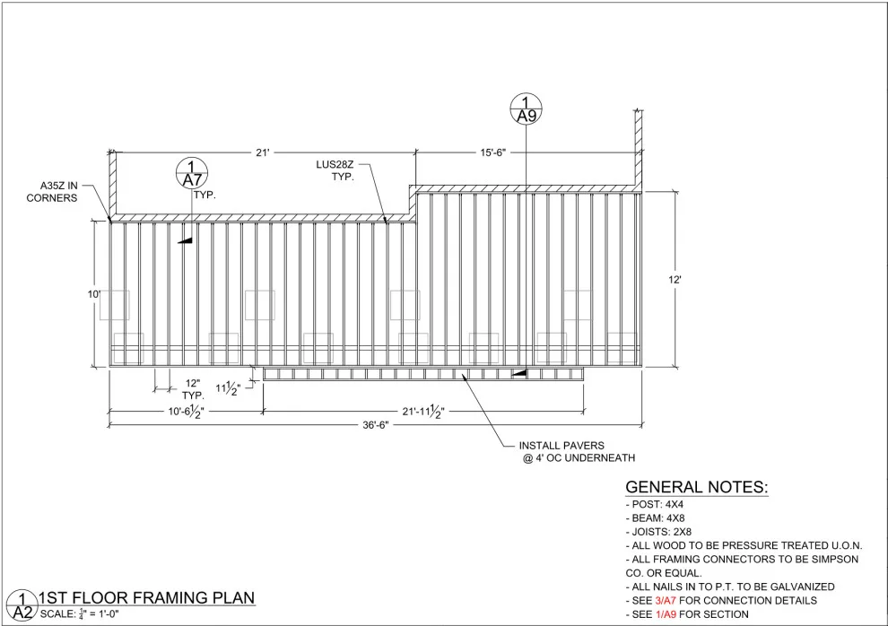 Two-Level Deck by Outdraft Home Design - Photo 6