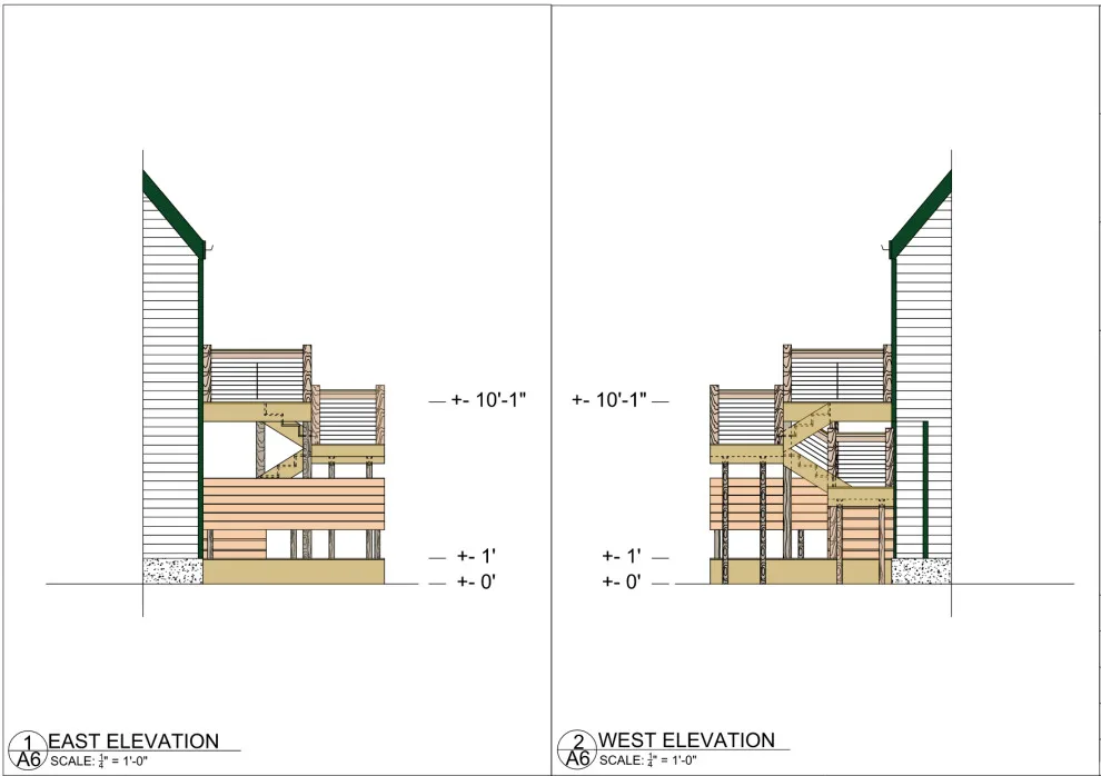 Two-Level Deck by Outdraft Home Design - Photo 4
