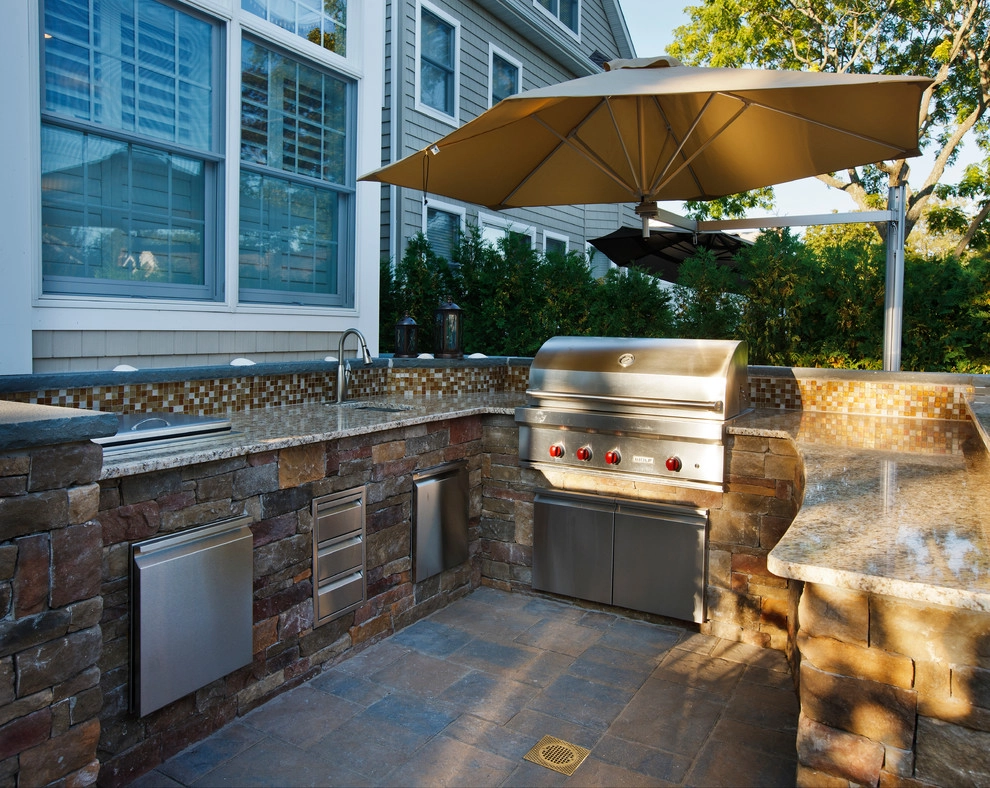 Spring Lake Outdoor Kitchen by Beechwood Landscape Architecture And Construction - Photo 3
