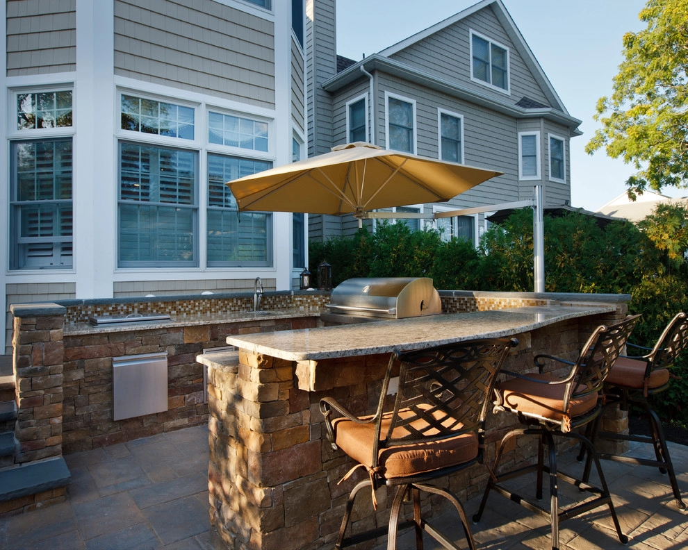 Spring Lake Outdoor Kitchen by Beechwood Landscape Architecture And Construction - Photo 10