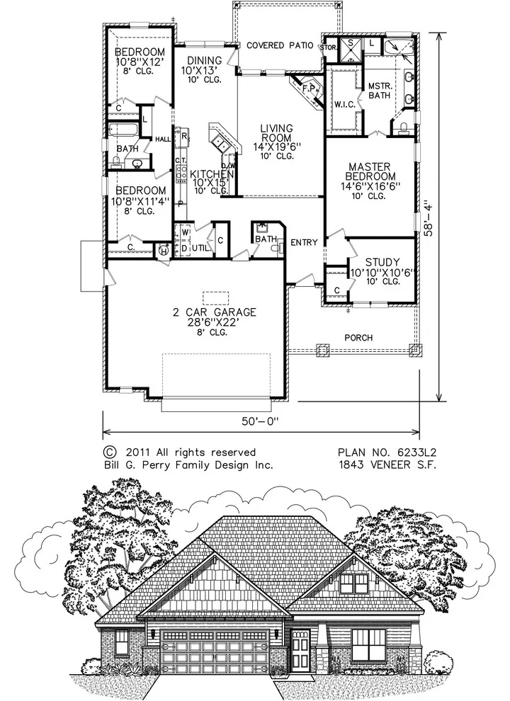 Bungalow Home Designs by Perry House Plans - Photo 4