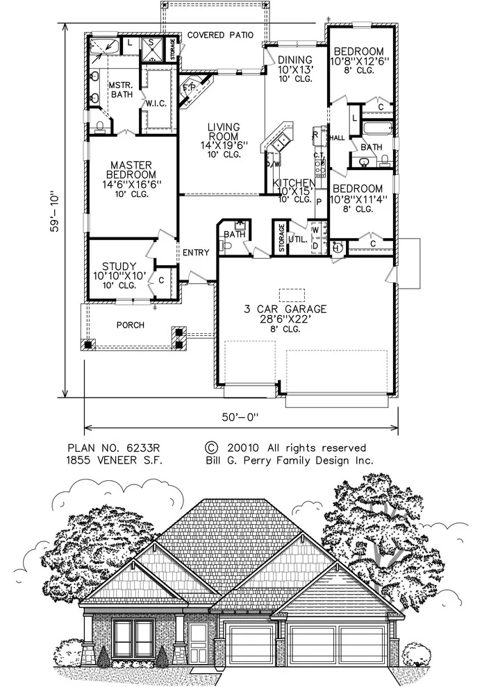 Bungalow Home Designs by Perry House Plans - Photo 2