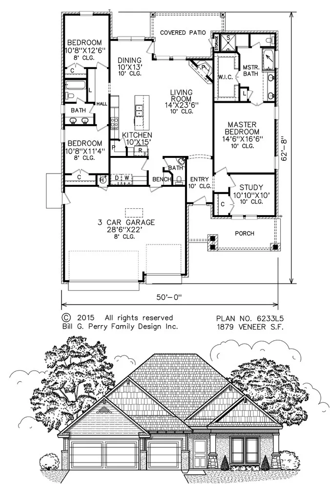 Bungalow Home Designs by Perry House Plans - Photo 5