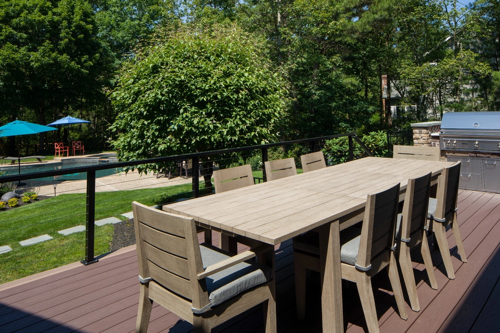 Rear Yard Deck and Patio Makeover by Beechwood Landscape Architecture And Construction - Photo 20