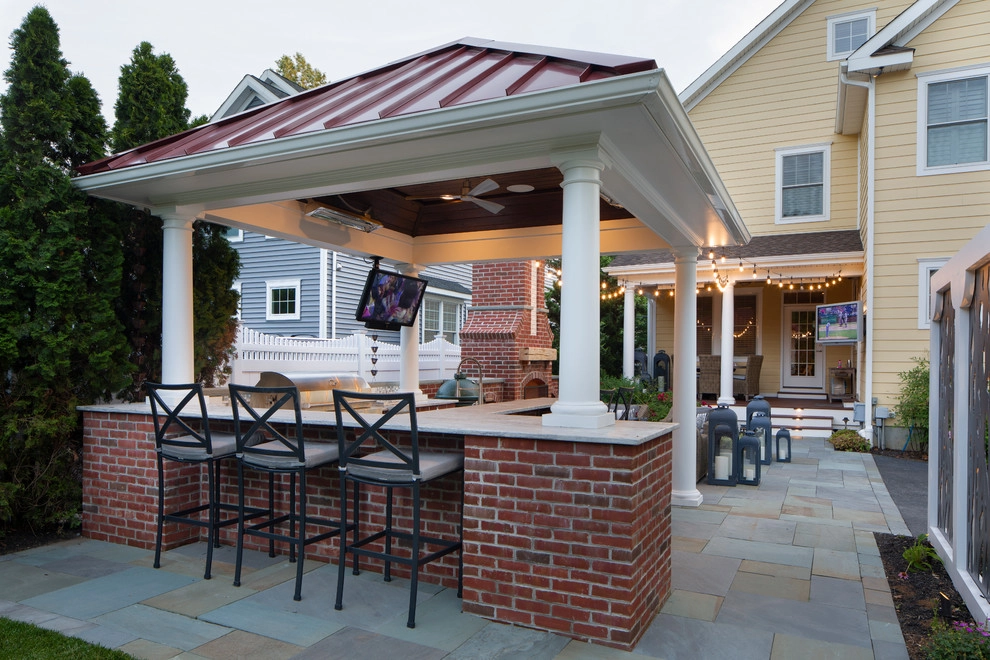 Rear Yard Entertainment Fun Space by Beechwood Landscape Architecture And Construction - Photo 11