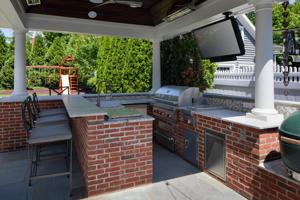 Rear Yard Entertainment Fun Space by Beechwood Landscape Architecture And Construction - Photo 10