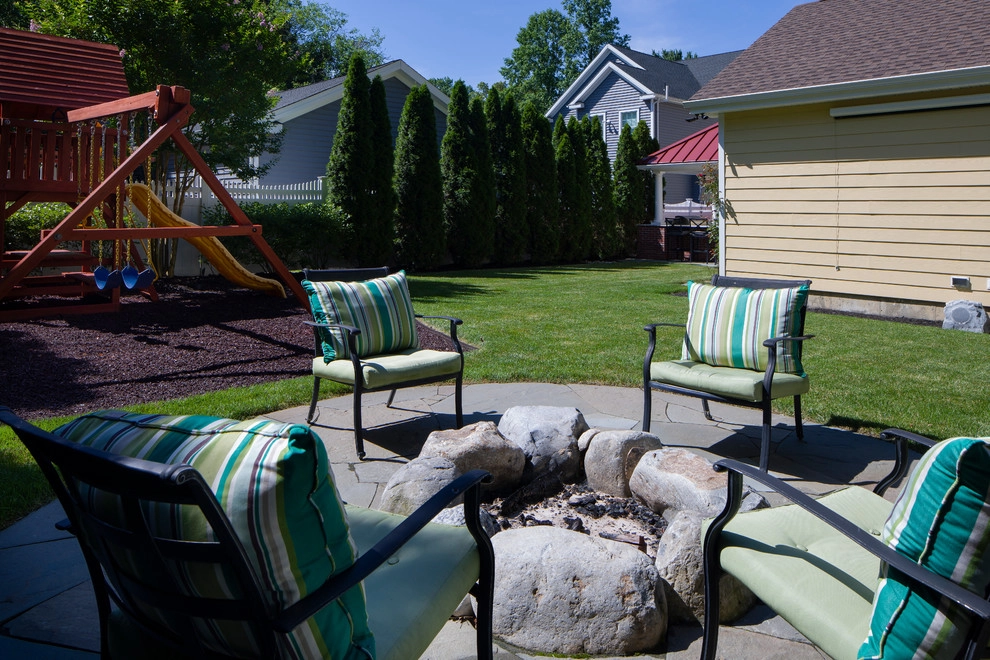 Rear Yard Entertainment Fun Space by Beechwood Landscape Architecture And Construction - Photo 23