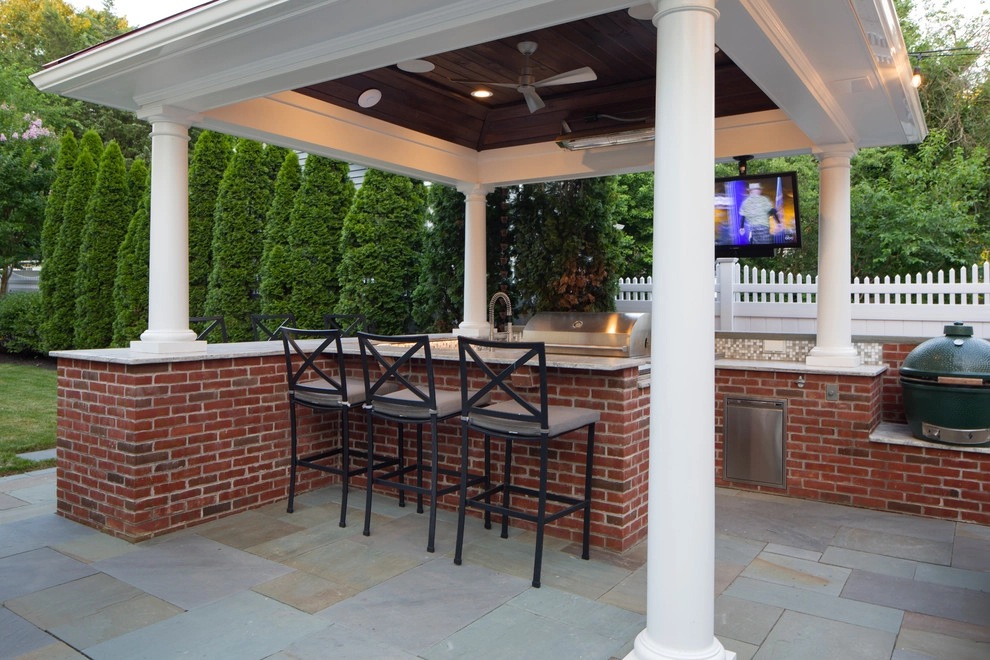 Rear Yard Entertainment Fun Space by Beechwood Landscape Architecture And Construction - Photo 2