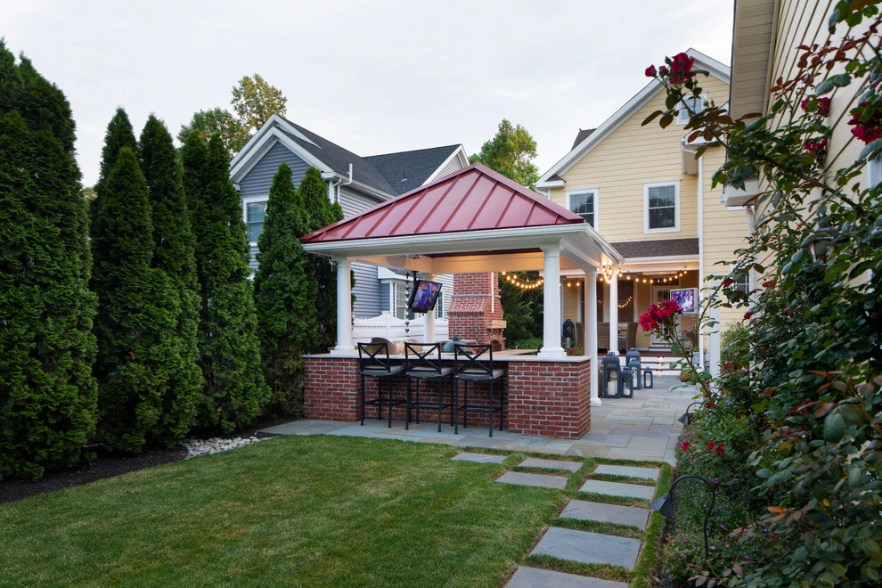 Rear Yard Entertainment Fun Space by Beechwood Landscape Architecture And Construction - Photo 7