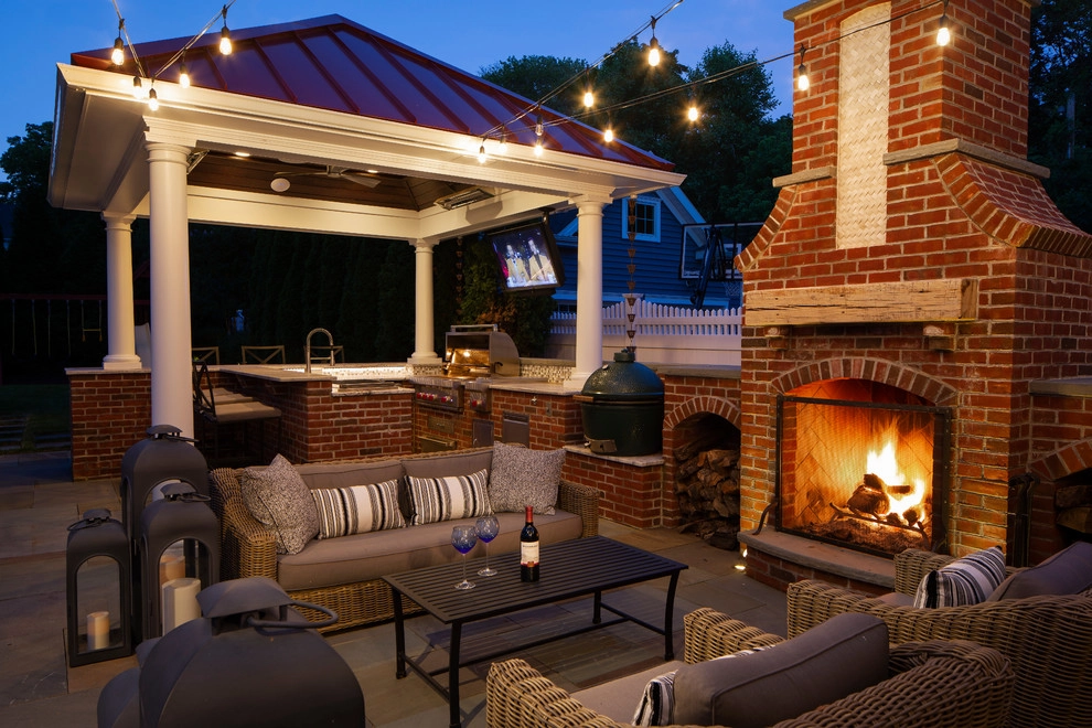 Rear Yard Entertainment Fun Space by Beechwood Landscape Architecture And Construction - Photo 4