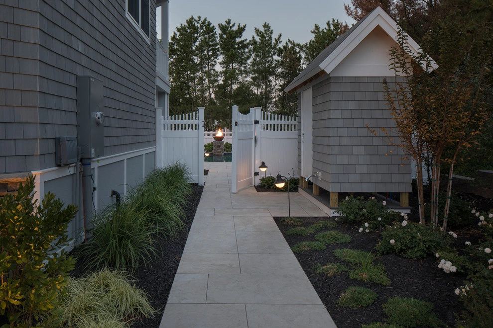 Contemporary Pool and Hardscape by Beechwood Landscape Architecture And Construction - Photo 19