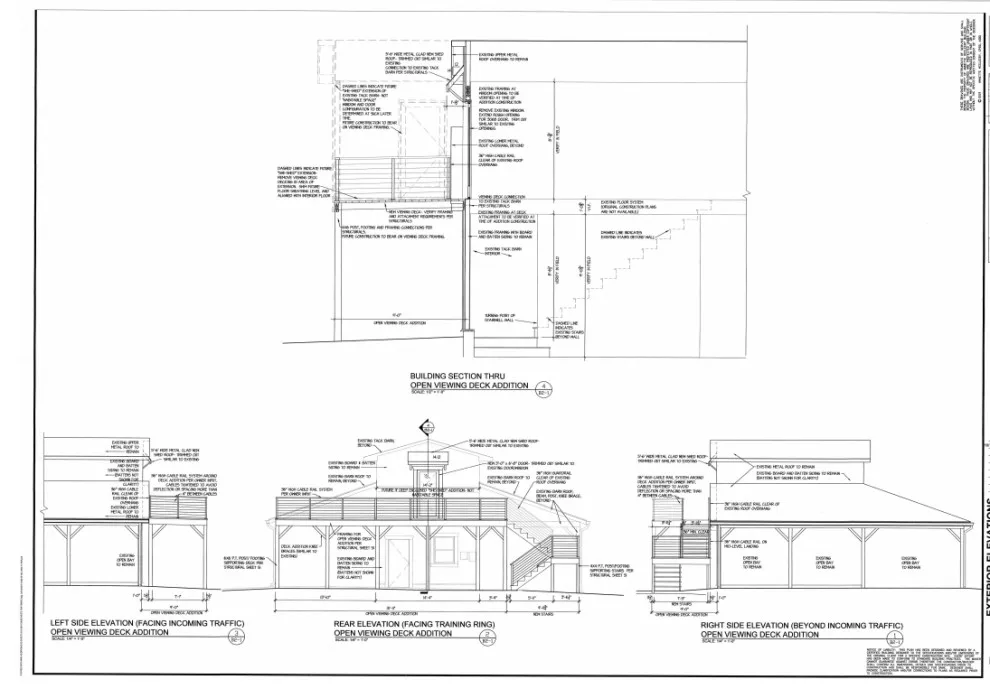 Raised Platform and Cable Railing by Annette McCleery Building Design - Photo 2