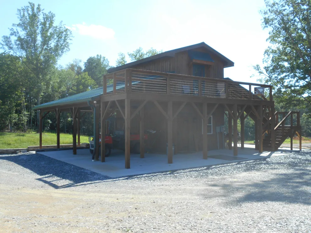 Raised Platform and Cable Railing by Annette McCleery Building Design - Photo 5