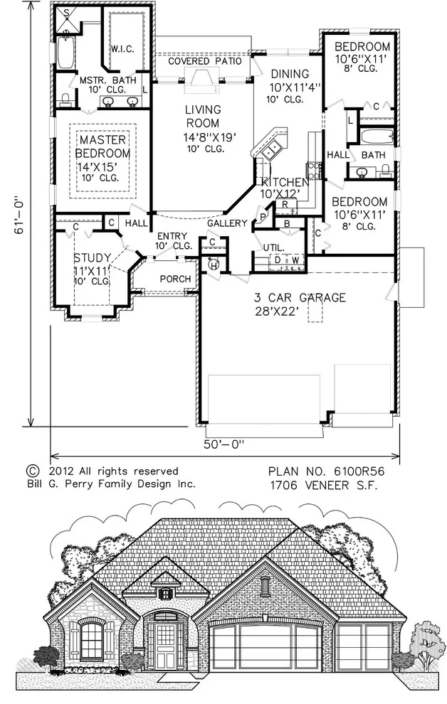 French residences by Perry House Plans - Photo 9