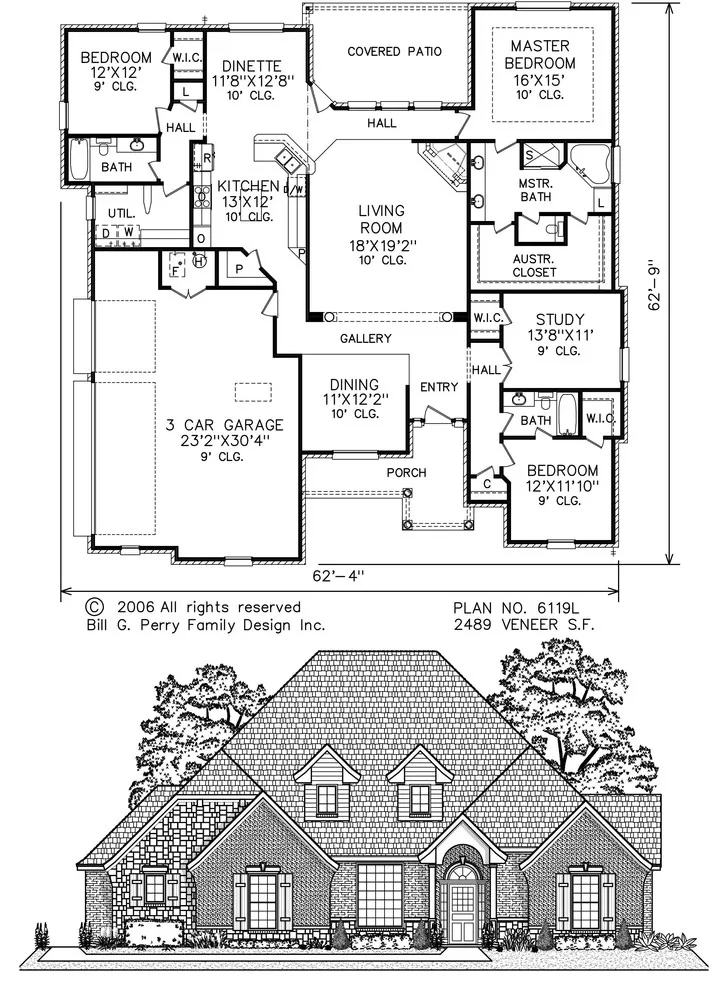 French residences by Perry House Plans - Photo 12