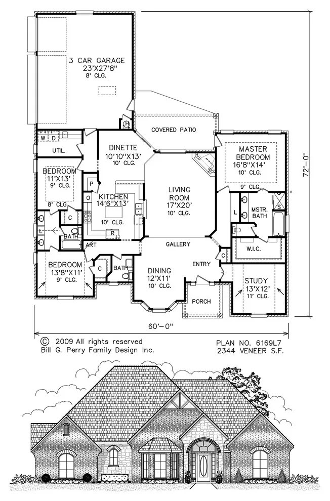 French residences by Perry House Plans - Photo 16