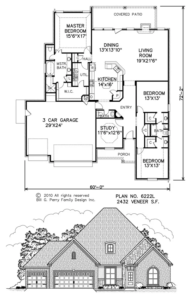 French residences by Perry House Plans - Photo 13