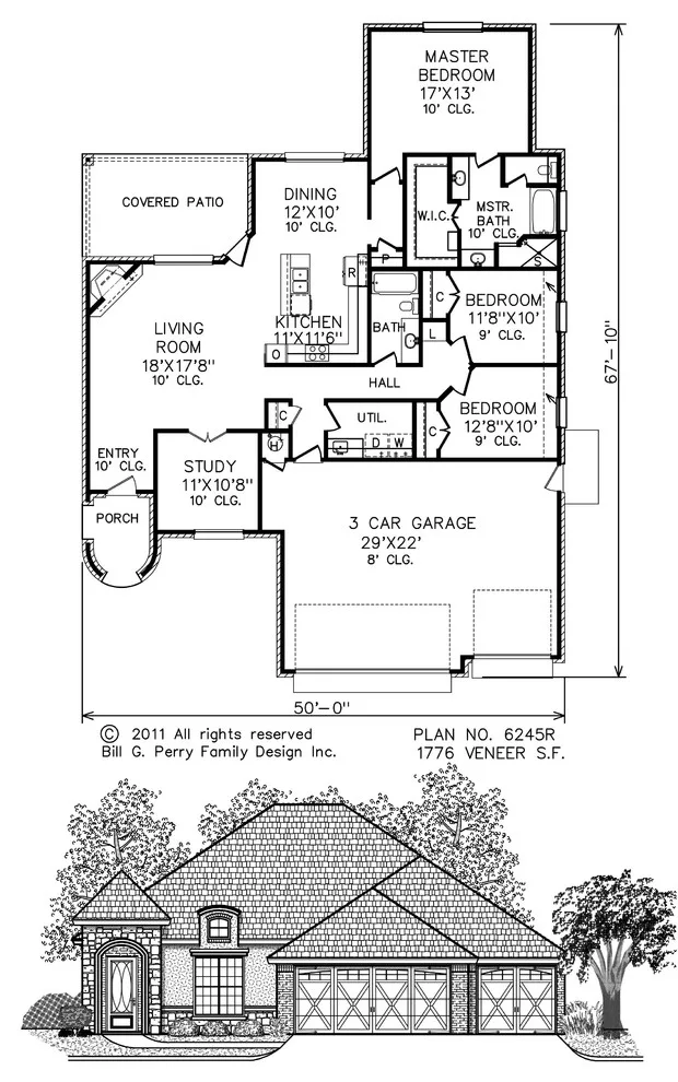 French residences by Perry House Plans - Photo 14
