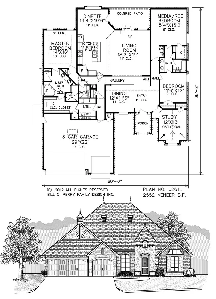 French residences by Perry House Plans - Photo 11