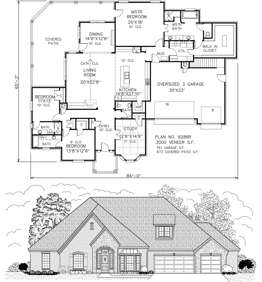 French residences by Perry House Plans - Photo 25