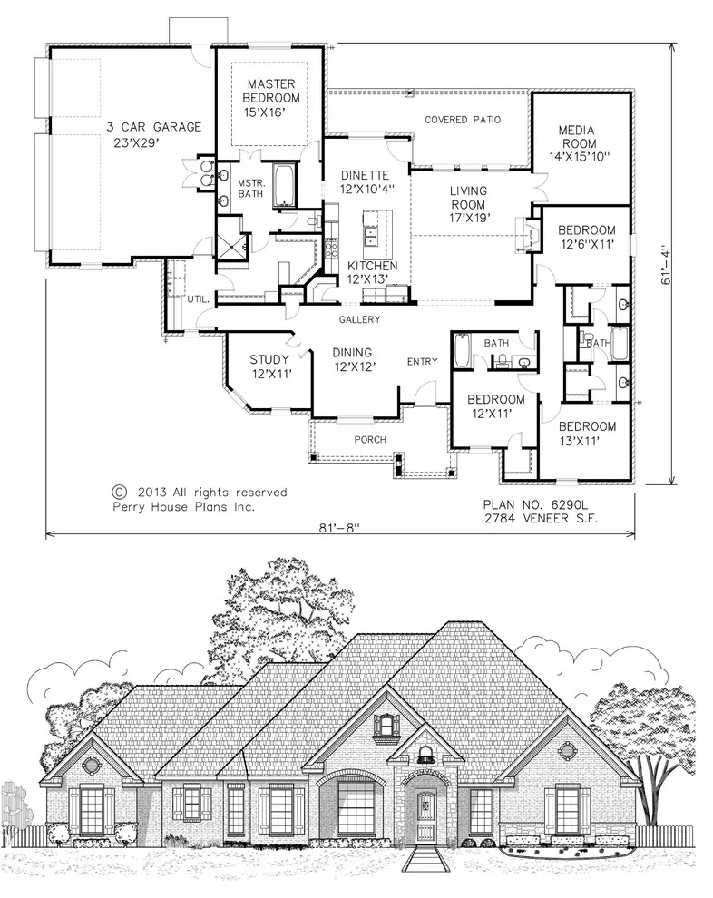French residences by Perry House Plans - Photo 28