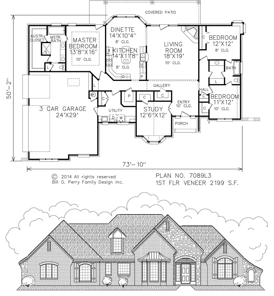 French residences by Perry House Plans - Photo 5