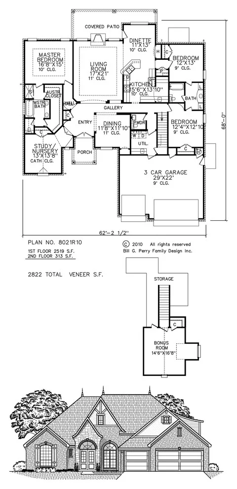 French residences by Perry House Plans - Photo 17