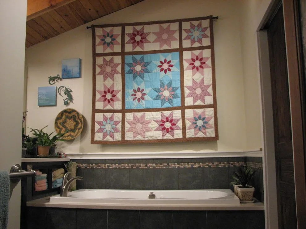 Autumn Leaves Design on Basco Shower Door by Annette McCleery Building Design - Photo 2