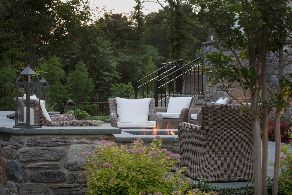 Luxe Backyard Living Space by Beechwood Landscape Architecture And Construction - Photo 19
