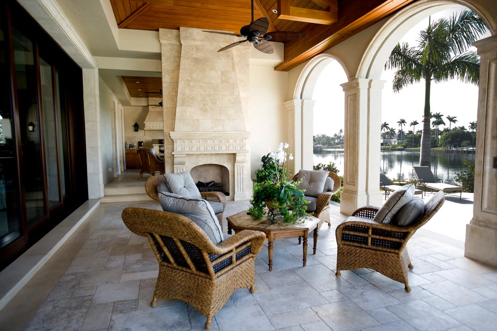 Terrace, Patio, Poolside and Outdoor Entertaining Spaces by The JCRD Group - Photo 11