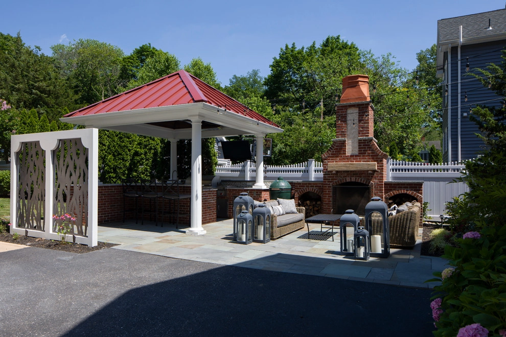 Rear Yard Entertainment Fun Space by Beechwood Landscape Architecture And Construction - Photo 8