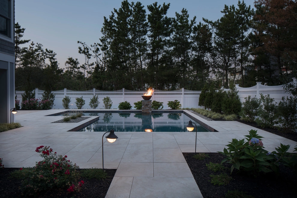 Contemporary Pool and Hardscape by Beechwood Landscape Architecture And Construction - Photo 13