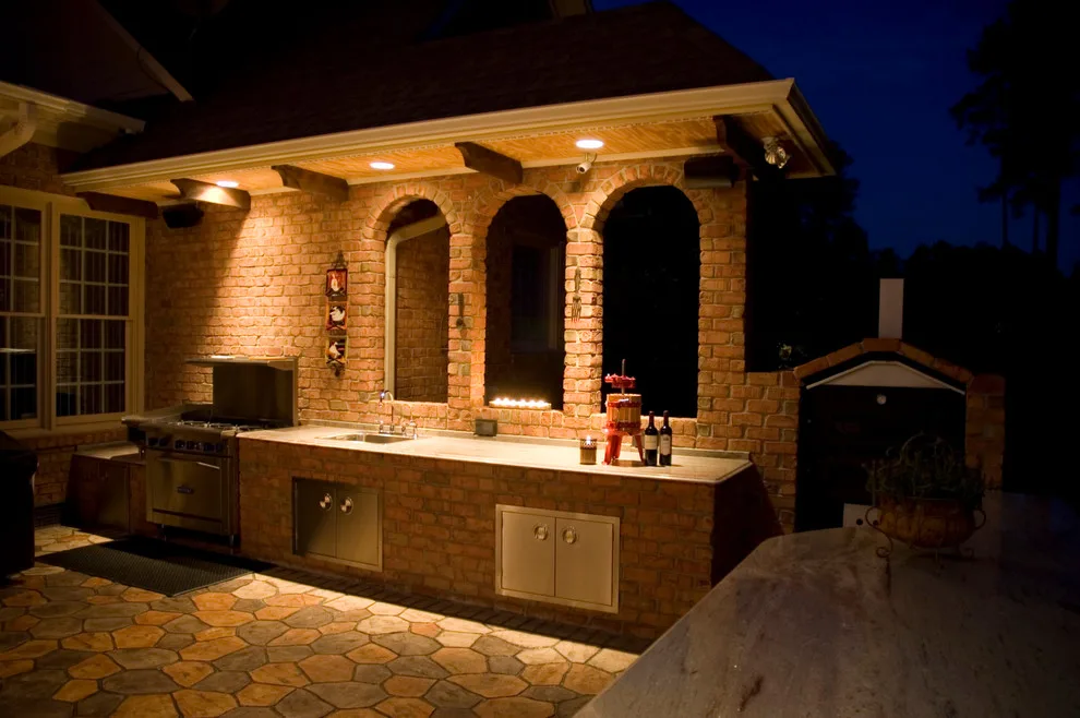 Classic Italian-Style Outdoor Kitchen by Steven Johnson Architect PLLC - Photo 8