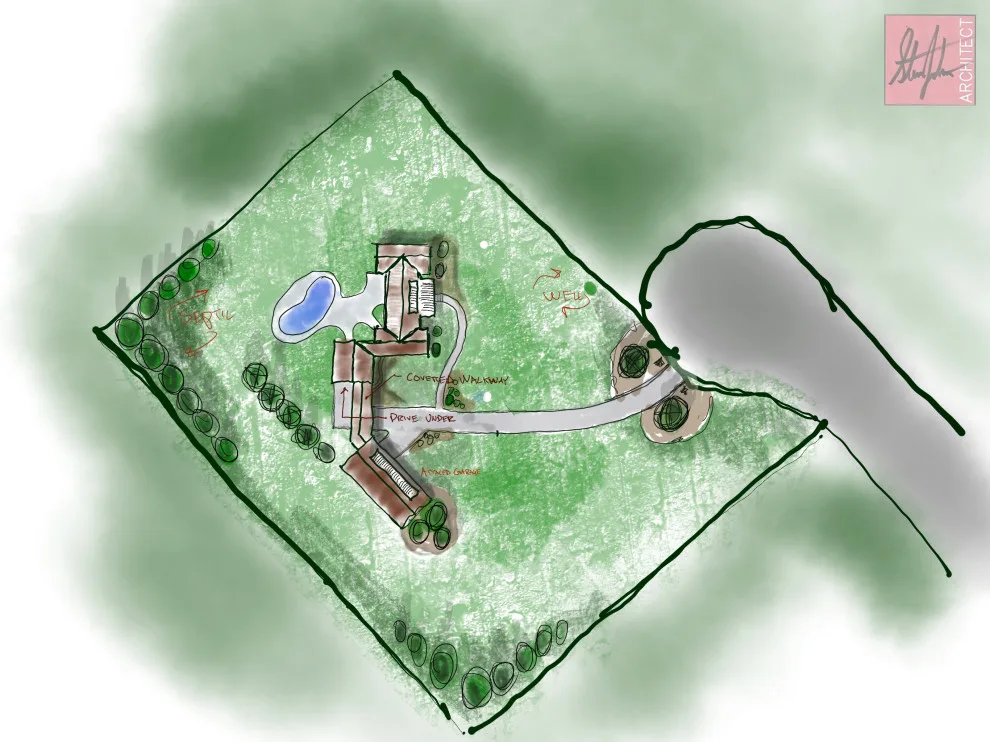 3D Renderings with Sketchup and Hand Drawing by Steven Johnson Architect PLLC - Photo 4