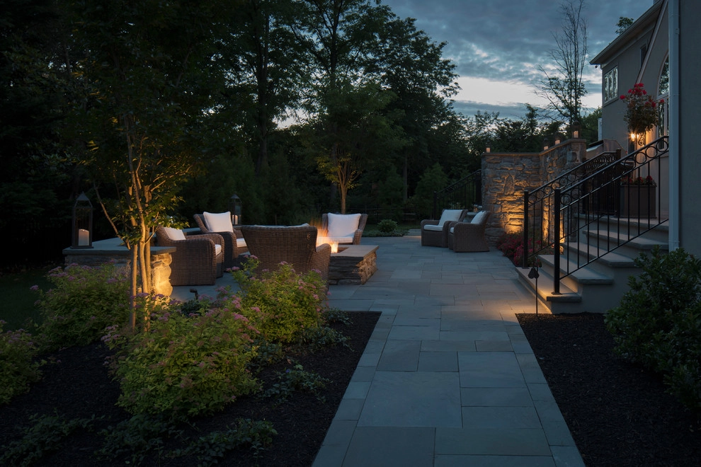 Luxe Backyard Living Space by Beechwood Landscape Architecture And Construction - Photo 11