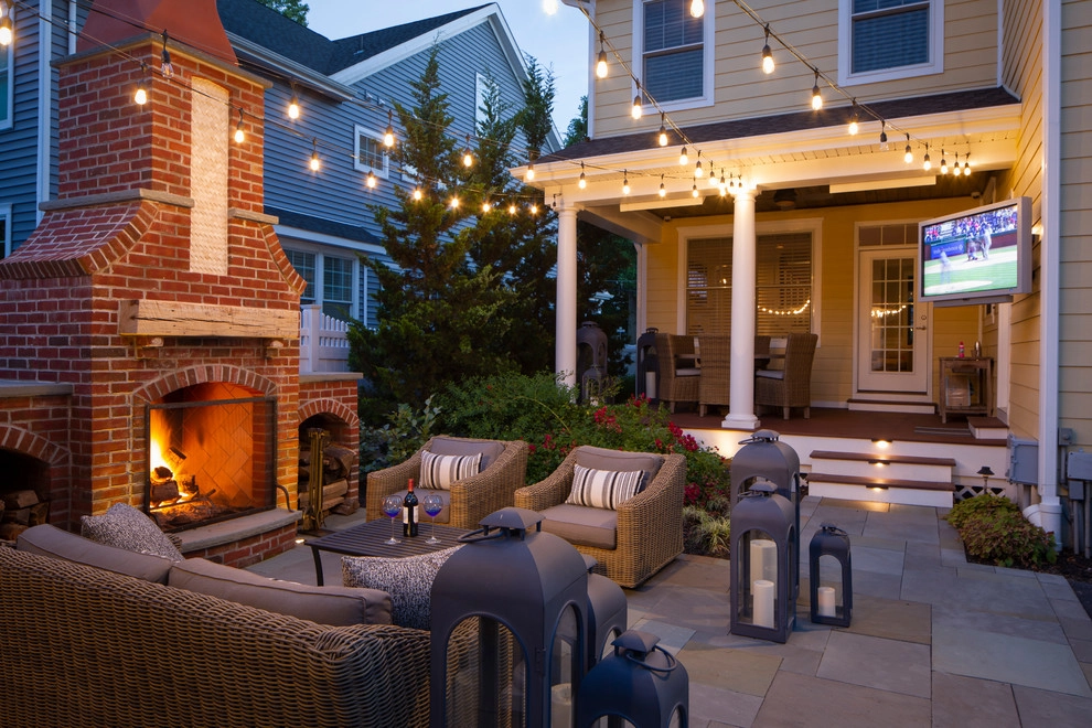 Rear Yard Entertainment Fun Space by Beechwood Landscape Architecture And Construction - Photo 19
