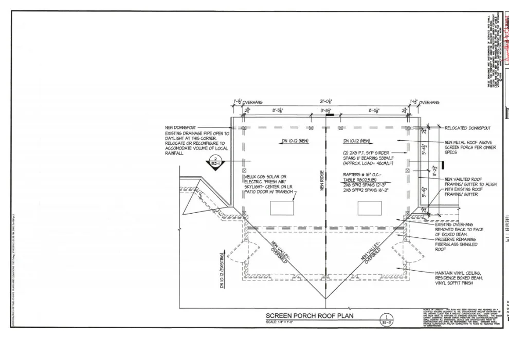 Elevated Screen Porch Extension by Annette McCleery Building Design - Photo 5