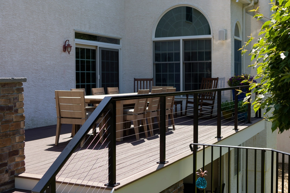 Rear Yard Deck and Patio Makeover by Beechwood Landscape Architecture And Construction - Photo 11