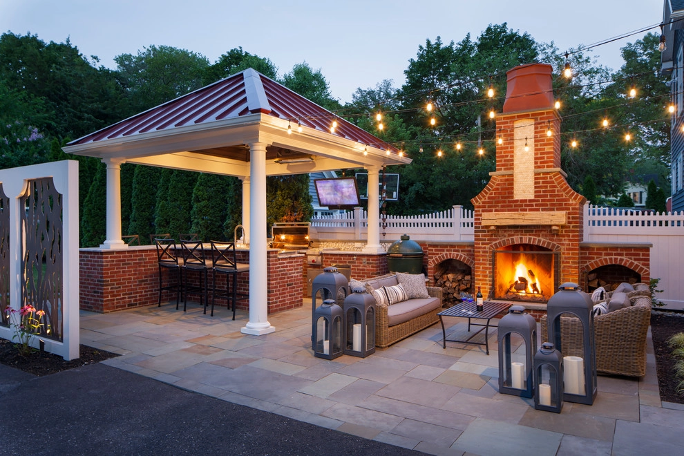 Rear Yard Entertainment Fun Space by Beechwood Landscape Architecture And Construction - Photo 12