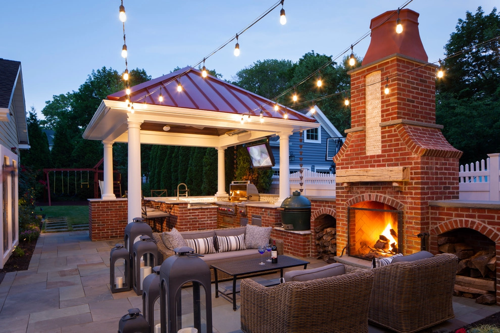 Rear Yard Entertainment Fun Space by Beechwood Landscape Architecture And Construction - Photo 14