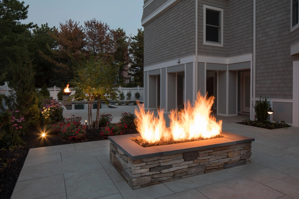 Contemporary Pool and Hardscape by Beechwood Landscape Architecture And Construction - Photo 17