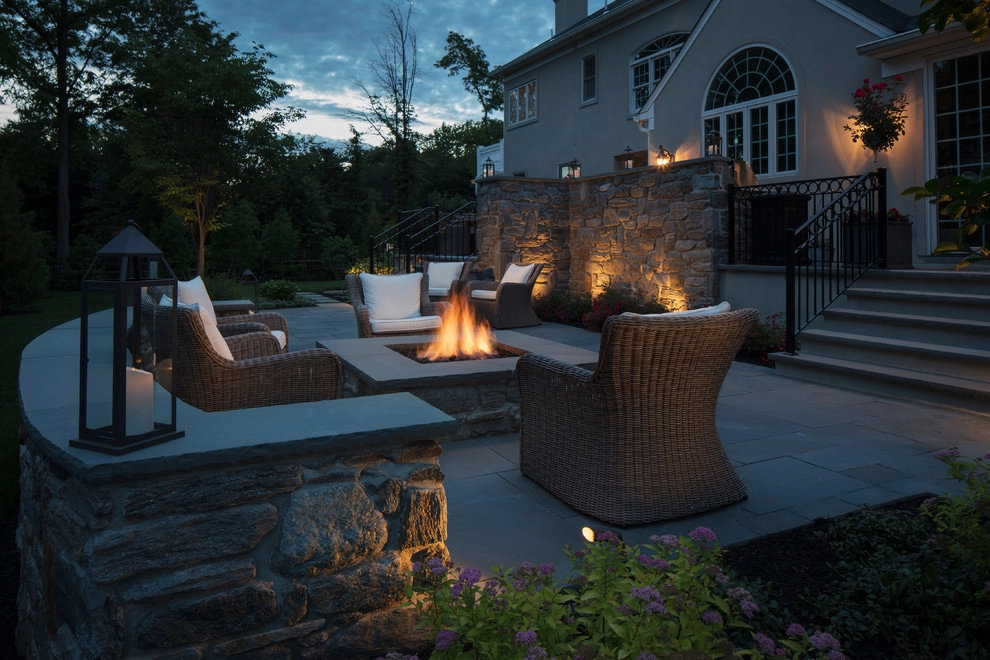 Luxe Backyard Living Space by Beechwood Landscape Architecture And Construction - Photo 25