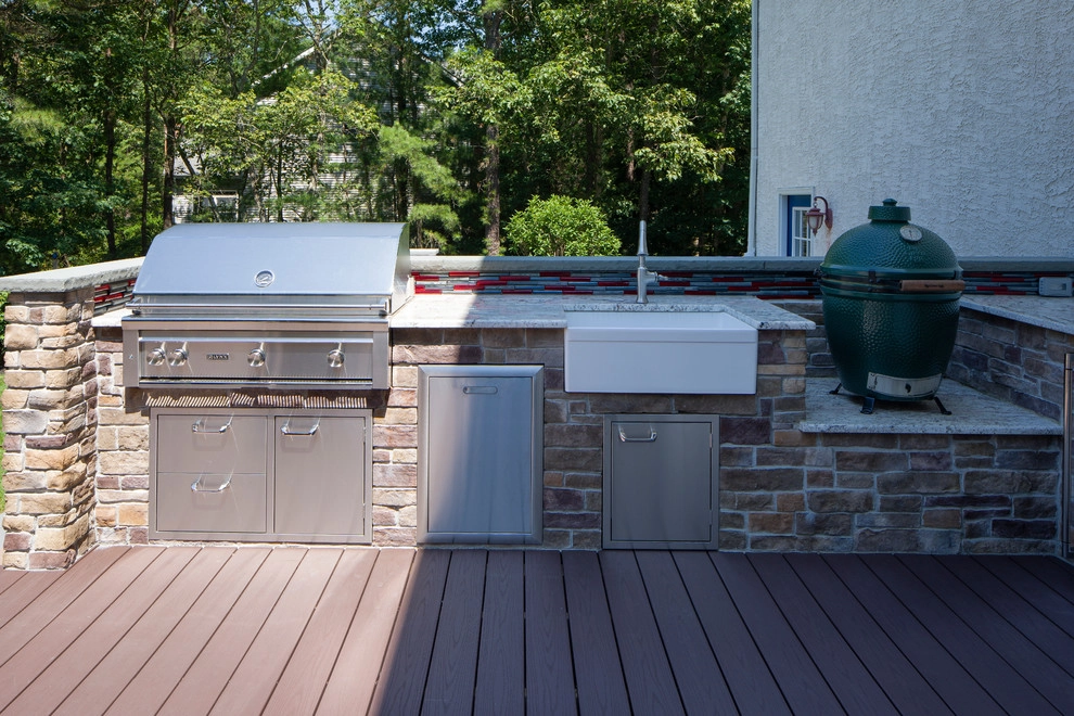 Rear Yard Deck and Patio Makeover by Beechwood Landscape Architecture And Construction - Photo 19